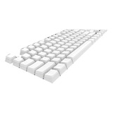 Teclado Mecânico Pudding Keycap Pbt - Branco