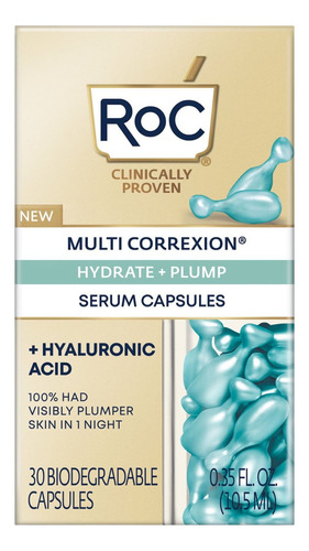 Roc 30 Cápsulas De Serum Ácido Hialur - mL a $15831