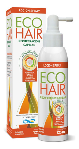 Eco Hair Loción Spray Recuperación Capilar 125ml. Anticaida