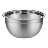 Bacia Tigela Bowl Funda Em Inox 22cm Saladeiro Para Servir