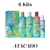 Kit Kids Infantil Cabelo E Corpo Atacado Bio Instinto-6 Kits
