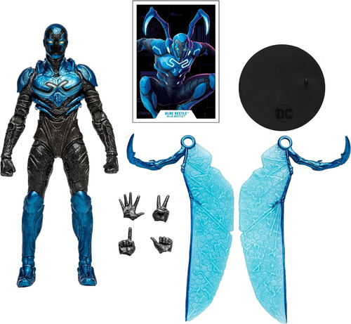 Figura Blue Beetle Battle Mode Movie Dc Mcfarlane Toys
