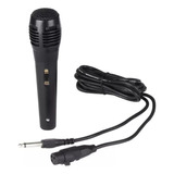 Micrófono Vocal Dinámico Alambrico Profesional Cable Plug