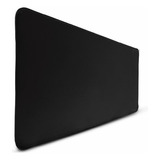 Mouse Pad Gamer Grande Preto Liso Sem Estampa Costurada