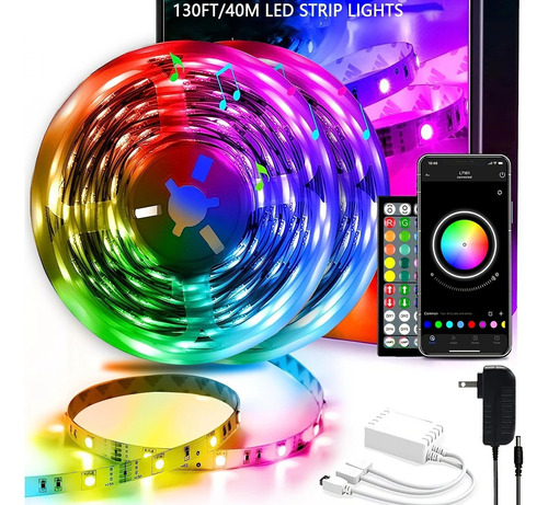 Tira De Luces Led Bluetooth 30m Rgb Luces Led Para Cuarto