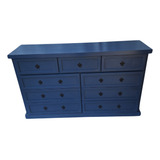 Comoda Rustica Azul 150