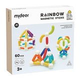 Mideer Rainbow Magnetic Sticks 60 Piezas