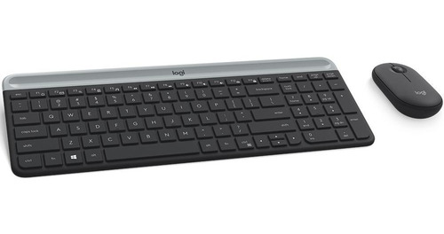 Kit Teclado Mouse Logitech Wireless Mk470 Slim Ultrafino