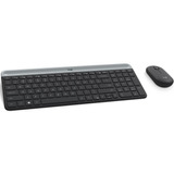 Kit Teclado Mouse Logitech Wireless Mk470 Slim Ultrafino