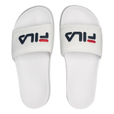 Chinelo Masculino Fila Slide Drifter Basic Branco - 11a0