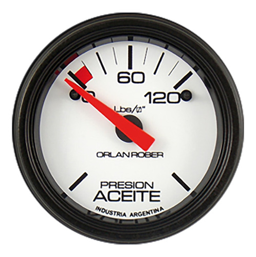 Reloj Presion De Aceite Electrico 120lb Linea Blanca Orlan R