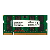 Memória Ram Valueram Color Verde  2gb 1 Kingston Kvr800d2s6/2g