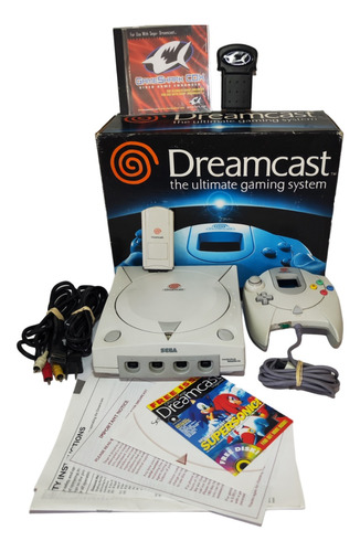 Consola Sega Dreamcast Usada Con Control Original+caja Origi