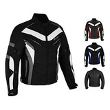 Chaqueta De Moto Impermeable Para Hombre Con Protección Ce