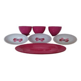 Set Para Postre (copas-pocillos Y Plato 3c/u) Sumerville