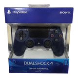 Control Azul Medianoche Ps4 Dualshock 4 Segunda Generación