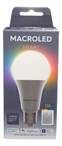 Lampara Led Wifi Smart Color 12w Rgb Alexa Google Assistant