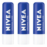 Kit 3 | Batom Hidratante Labial Nivea