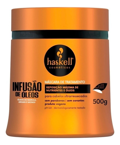 Máscara Haskell 500g - Todas As Linhas - Cronograma Capilar