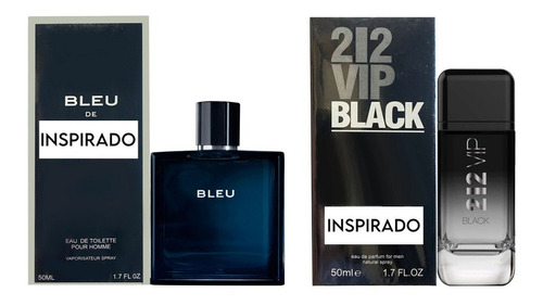 Kit 2 Perfume Contratip Bleu De E 12 Viip Black Importado