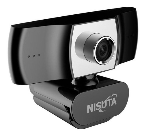 Camara Web Webcam Nisuta Ns-wc300 Pro Stream Full Hd Pce O9 Color Negro