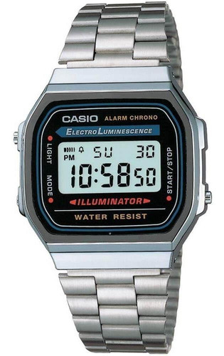 Relógio Casio Unissex Vintage A168wa-1wdf Original C/ Nota