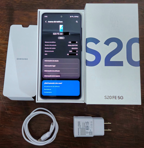 Samsung Galaxy S20 Fe 5g 256/8gb Azul, Desbloqueado