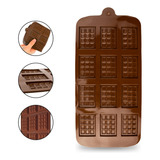 Forma De Silicone Barra Chocolate Páscoa Confeitaria Molde
