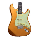 Guitarra Tagima Tg 500 De Oro Amarillo Metálico, Material De Diapasón, Madera, Técnica, Guía Para La Mano Derecha