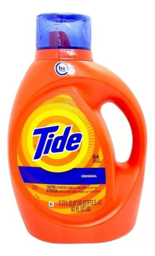 Tide Original Detergente Jabon Liquido Para Ropa 2.72l Usa