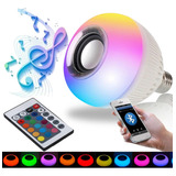 Music Bulb Lâmpada Bluetooth Caixa De Som Led Rgb 12w