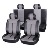 Funda Cubre Asiento Auto Universal Completa Cuerina N/g Iael