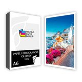 500 Folhas Papel Foto Glossy 180g A6 Brilho Prova Dagua