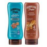 Combo Hawaiian Tropic Protección + Bronceador 