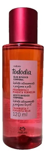 Oleo Bifasico Corporal Natura Frambuesa Pimienta Roja 120ml 