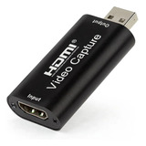 Placa De Captura De Vídeo Hdmi Usb 4k Streaming