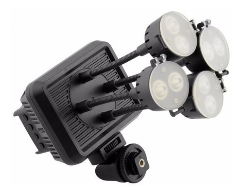 Iluminador Led 4 Cabezas Flexibles 16w Con  Filtros