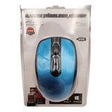 Mouse Optico Inalambrico Pc Notebook 2.4ghz Azul