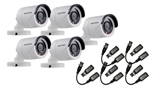 Kit 5 Cámaras Bullet 720p + Gratis Balun