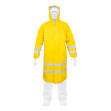 Gabardina Impermeable Reflejante Extra Grandepvc 17724 5 Pzs