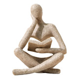 Estatua Del Pensador Figura Humana 8,5 Cm X 6,5 Cm X 11,5 Cm