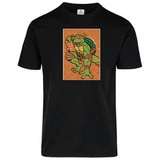 Playera Negra De  Tmnt Tortugas Ninja A809