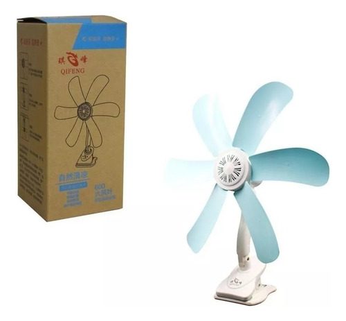 Ventilador Con Pinza Cultivo Indoor 220v 5 Aspas 