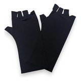 Guantes Protector De Rayos Uv Lycra Lampara Manicuria Uñas