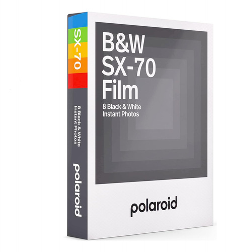 Papel Fotos Polaroid Sx-70 Originals Blanco Y Negro - 8 Film