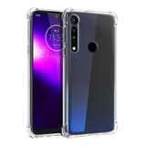 Funda Transparente + Film Frontal Para Moto G8 Plus