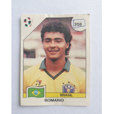 Figurinha Futebol Copa 1990 Panini Romario Brasil #208 2