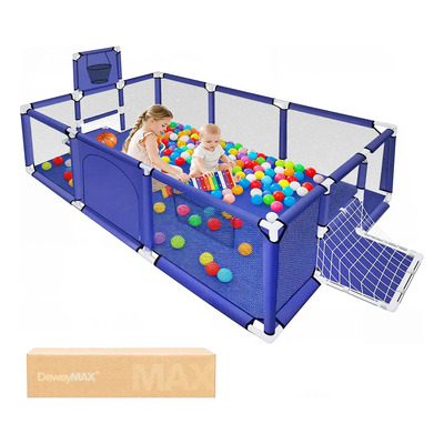 Corralitos Plegable Bebe Talla Grande Corral Gimnasio Juegos Azul | MercadoLibre