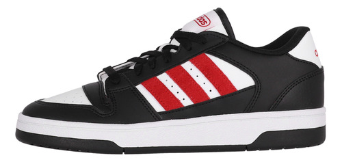 Zapatilla adidas Break Start Low Unisex Negras/blancas/rojas