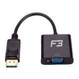 Cabo Adaptador Displayport X Vga Preto Femea Jc-cb-dvga F3